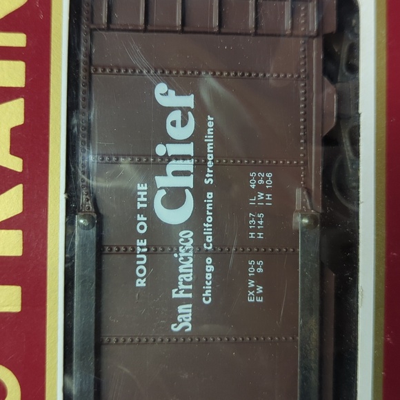 2/$15 K-Line 0/027 gauge ATSF San Francisco boxcar K-64239 train electric - Picture 2 of 6